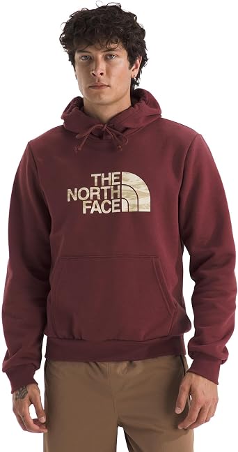 The North Face Mens Evolution Edge of Light Half Dome Hoodie | Sweatshirt With 2 Piece Hood, Adjustable Drawcord, Kangaroo Hand Pocket