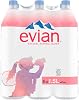 Evian Still Mineral Water, 1.5 l Pack of 6