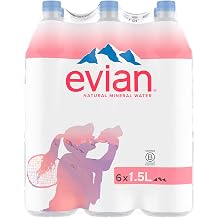 Evian Still Mineral Water 6 x 1.5L
