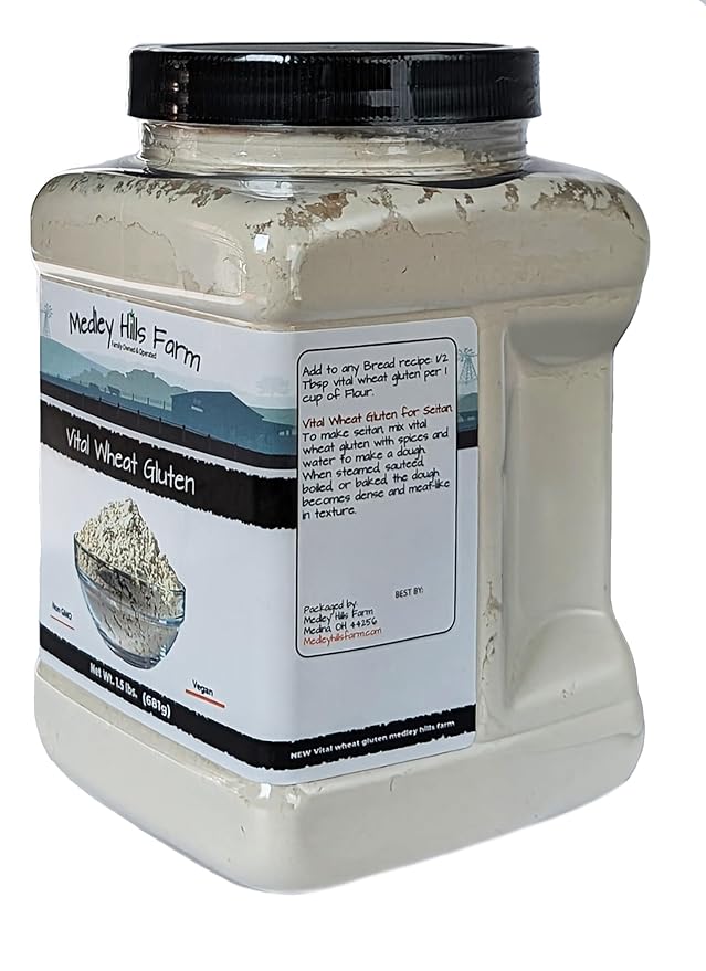 Gluten de Trigo Vital Medley Hills Farm 1.5 lbs en Envase Reutilizable miniatura 3