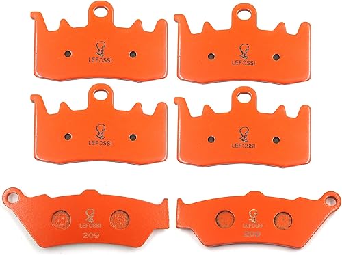 SMT-Replacemenet de FA630 FA209 Pastillas de freno de fibra de carbono delanteras y traseras compatibles con BMW R 1200 GS Adventure 13-15 R 1200 RT