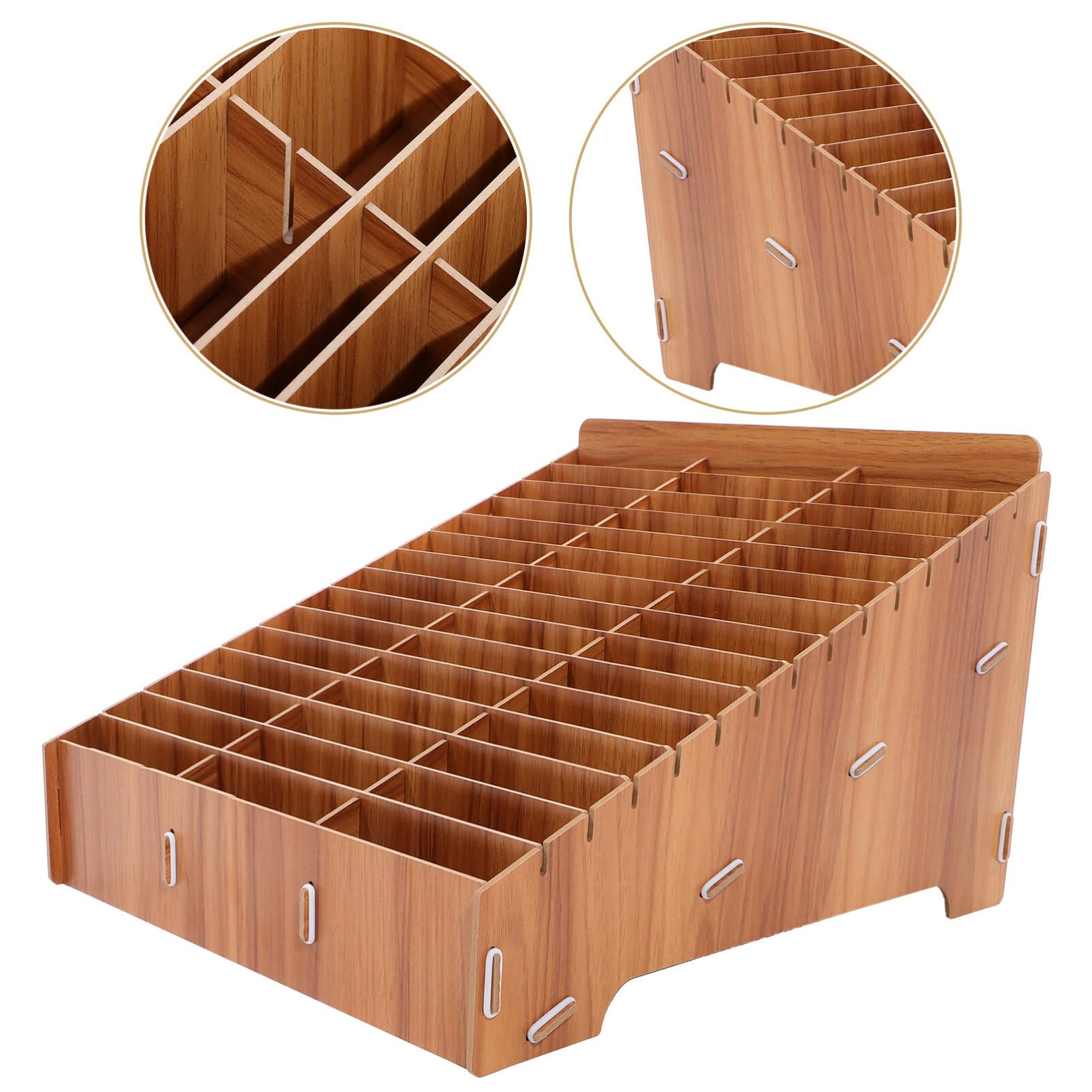TEHAUX Organizer Per Telefonini Smartphone Multi-scomparti Per Scrivania Per e Scuola Design e