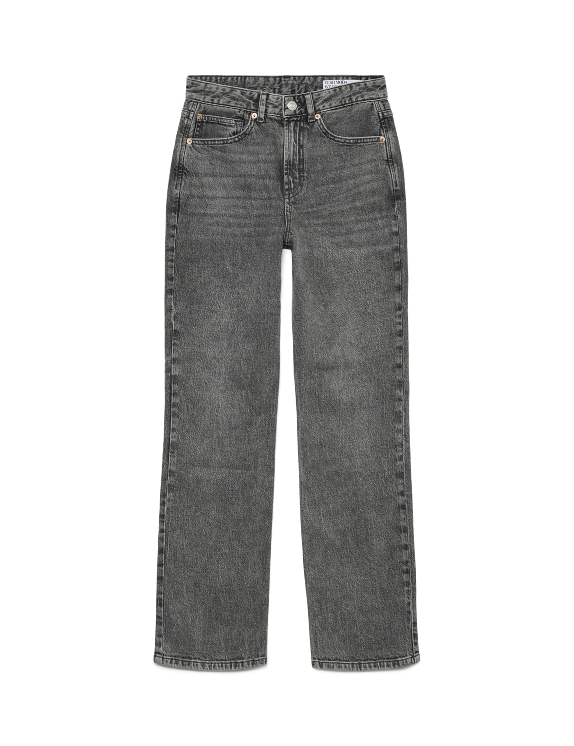 VERO MODA VMTESSA HR Straight Jeans RA206 GA Noos, Medium Grey Denim, 28W x 30L