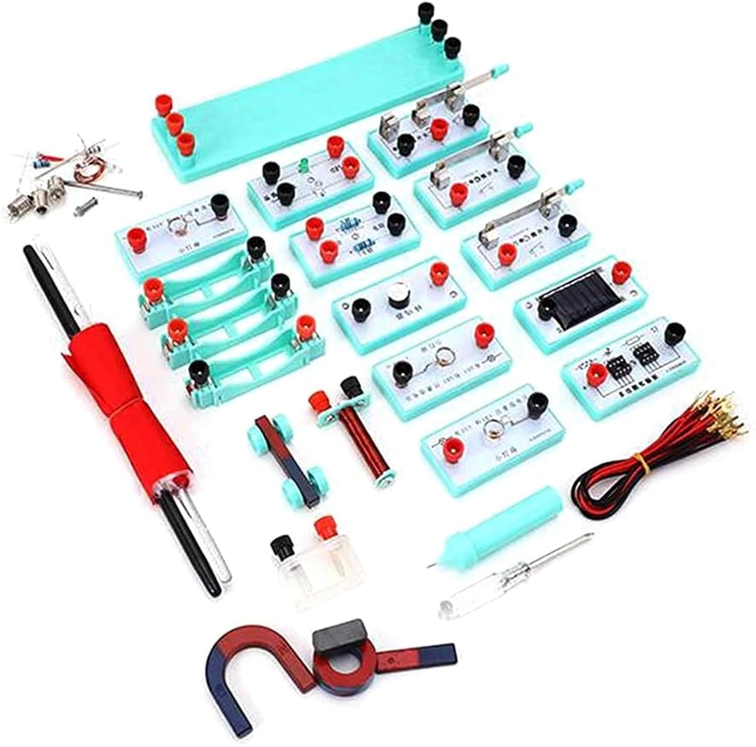 Basic Circuit Electronics Exploration Kit Electromagnetic Test Box Physics Equipment Circuit Box Physics Class Physics Science