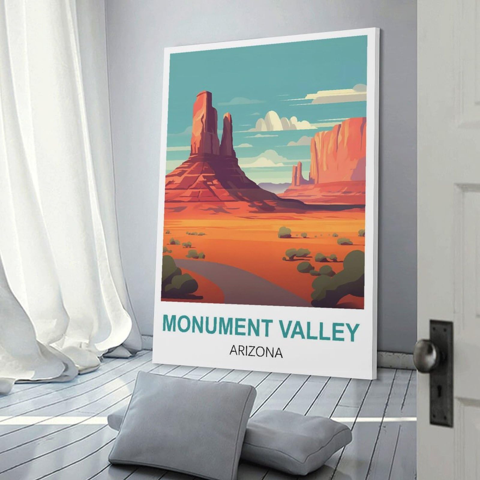 Amazon.com: WHCNGEH Monument Valley Arizona Vintage Travel Poster