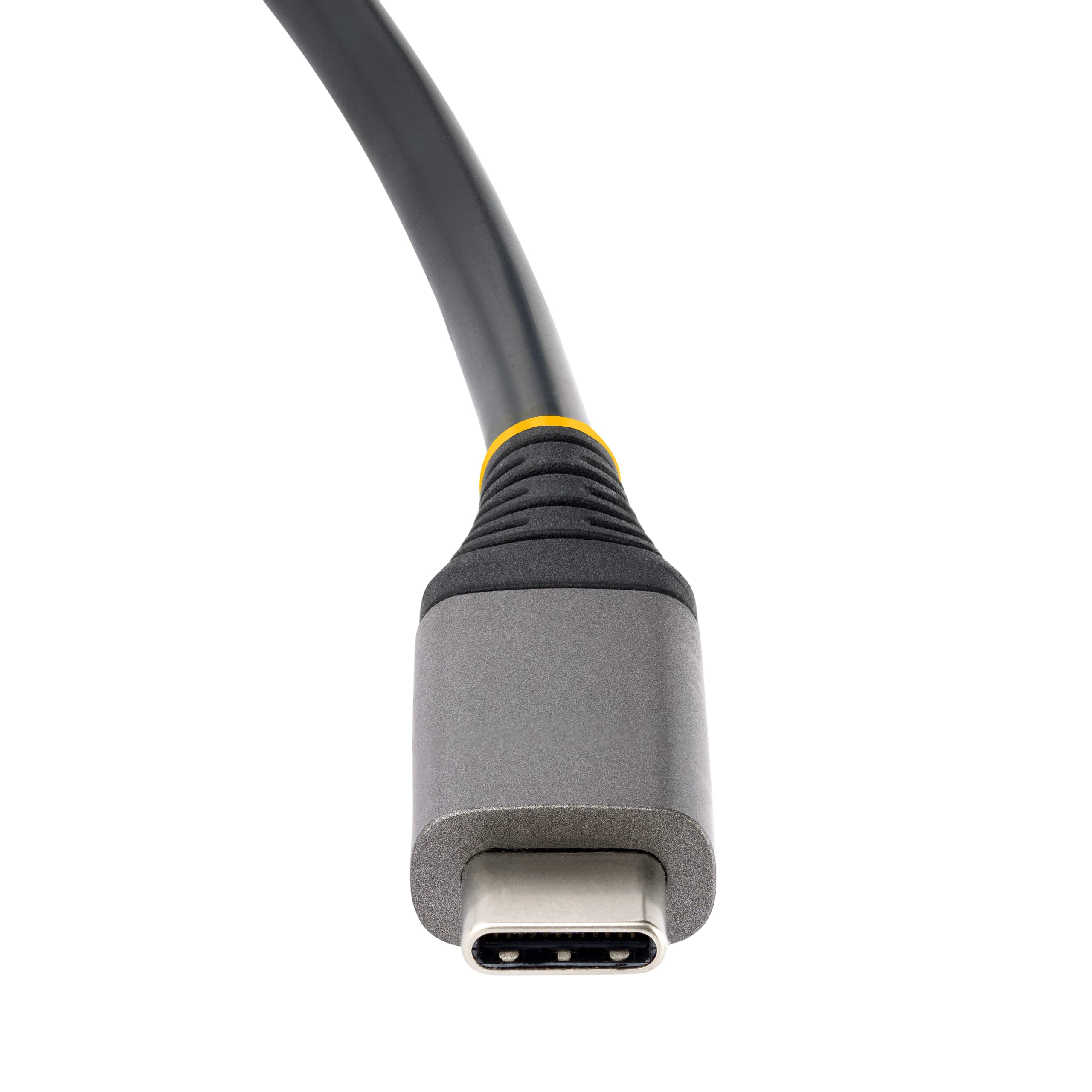 StarTech Hub USB-C 4 Ports avec 3X USB-C et 1x USB-A, 10Gbps (HB31CM1A3CB) | USB 3.2 Gen 2, Alimenté par USB, Câble enveloppant 32cm, Portable, Splitter, Câble hôte 25cm