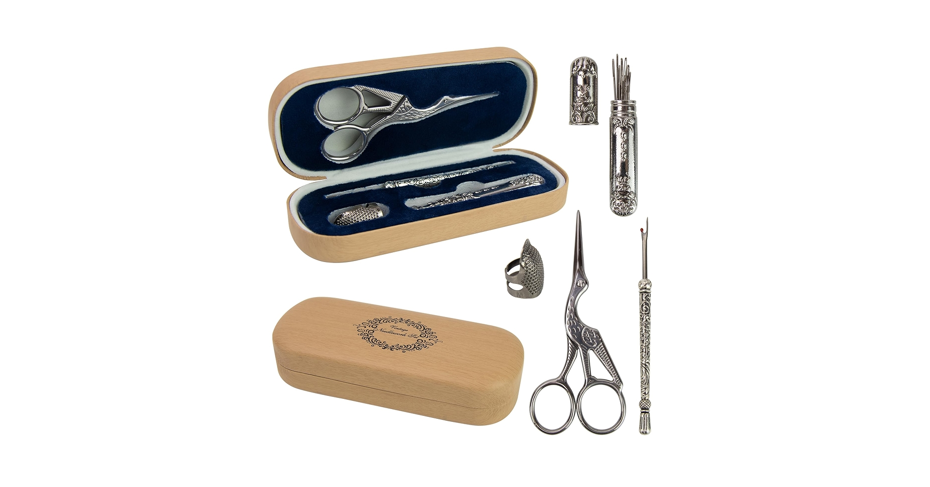 vintage atelier Amazon.com: Vintage Embroidery Scissors Kit, Fancy