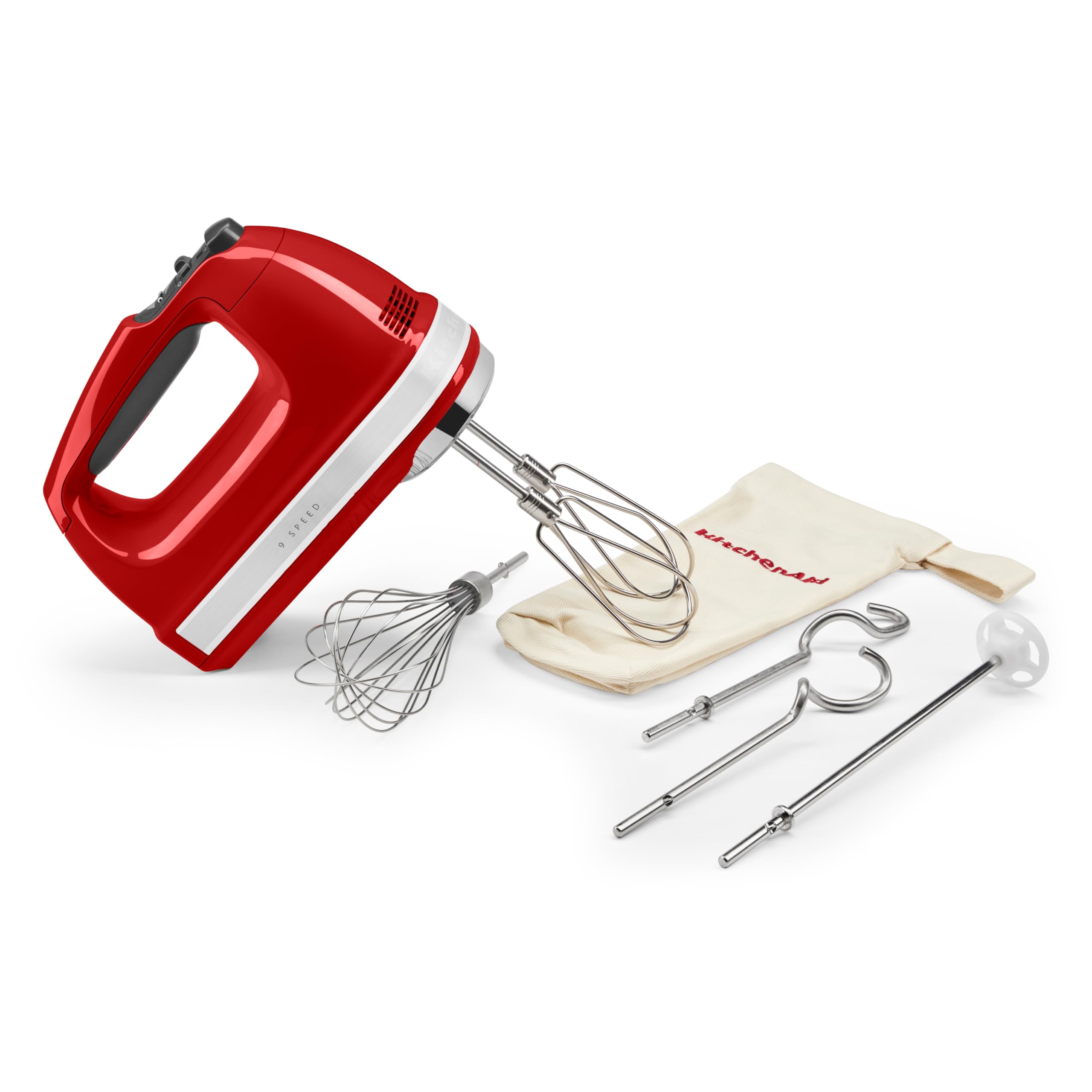Kitchenaid 9 Speed Hand Mixer Empire Red