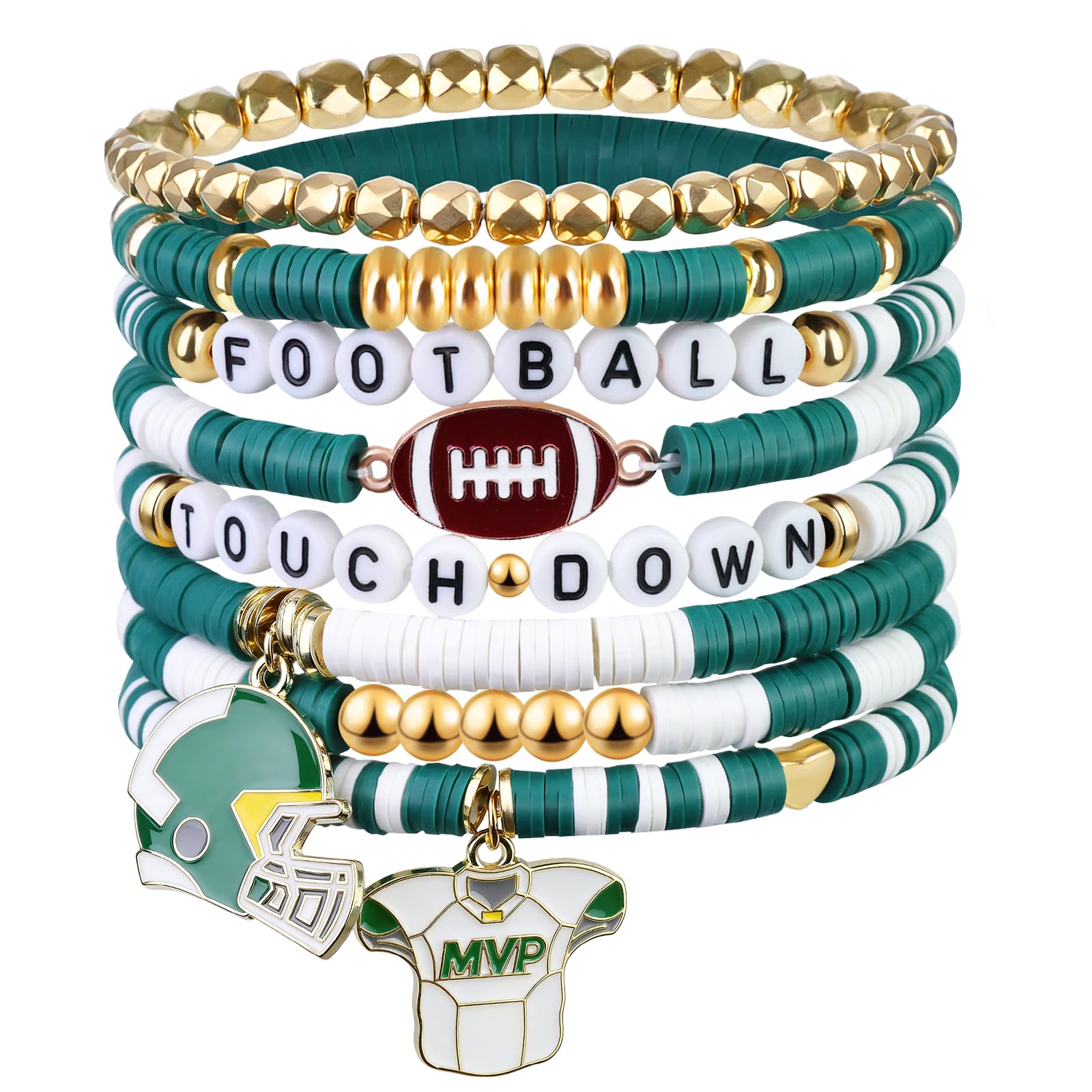 AKAIXI Game Day Football Bracelets - jewelry and watches | Mubboo