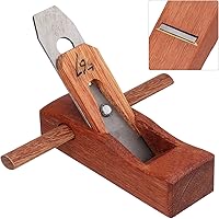 Vista 5 de Plano de mano de teca, herramienta de alisado de carpintería para cepillado y recorte de madera, equipo de carpintero profesional para proyectos