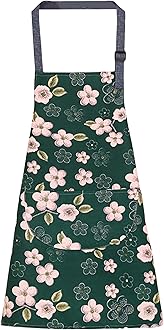 FAIRYGATE Aprons for Women Unisex Adjustable Apron Cooking Kitchen Chef for Home Kitchen Restaurant Coffee House
