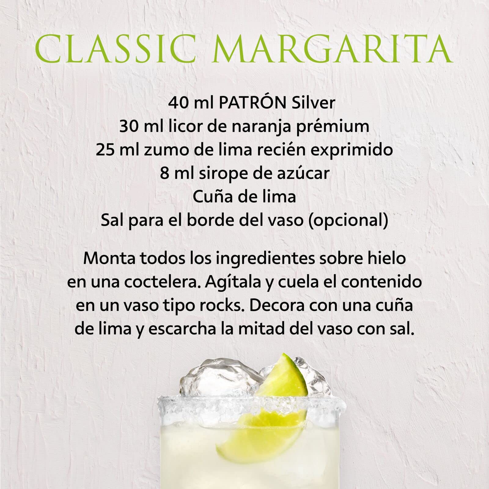 PATRÓN Silver Premium Tequila, 40 % vol., 70 cl / 700 ml, Tequila 100% de agave, elaborado artesanalmente en México, en pequeñas cantidades, con el mejor agave Azul Weber