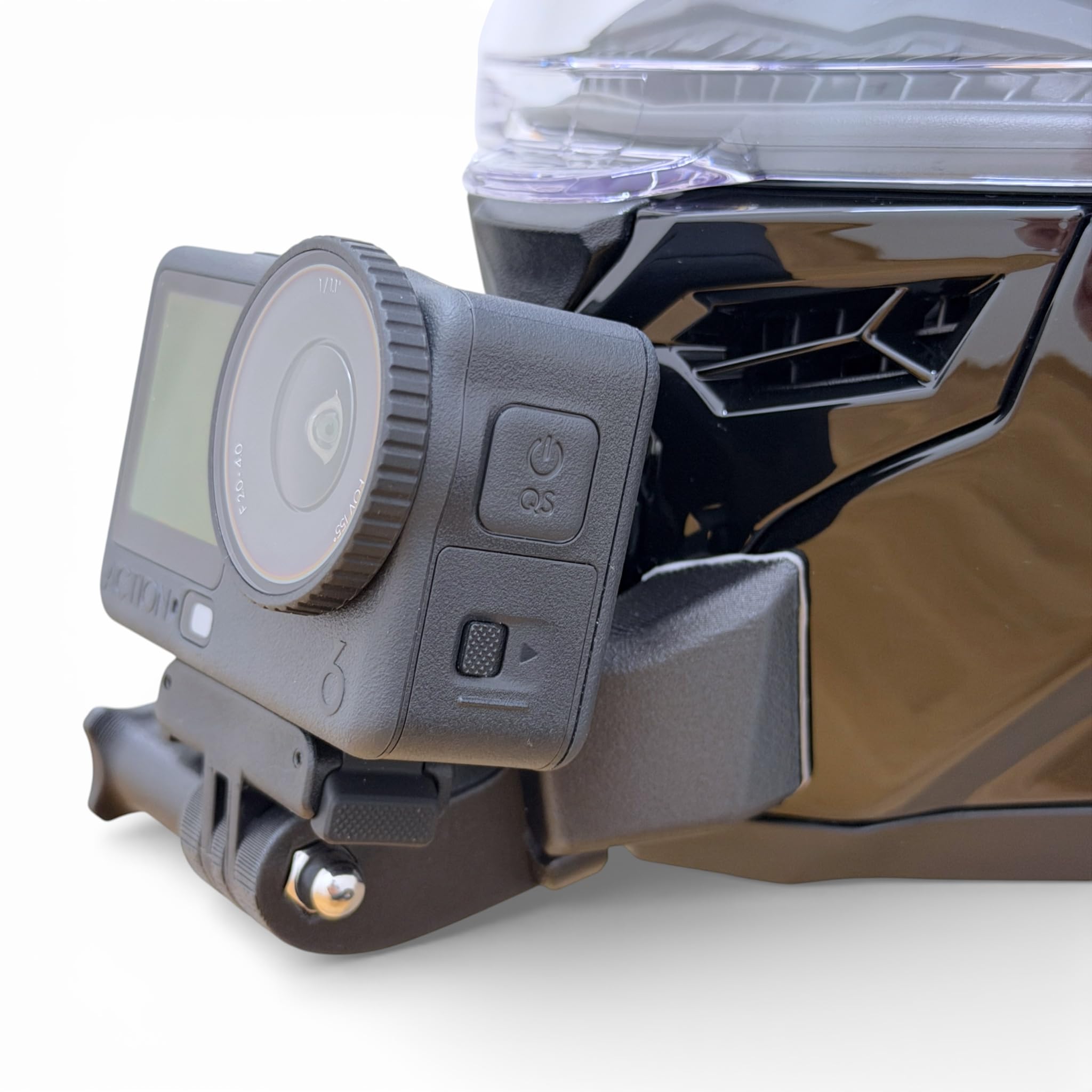 Action Cam Chin Mount per caschi da moto, compatibile con GoPro, DJI, Insta360 (Set, Scorpion EXO-1500)