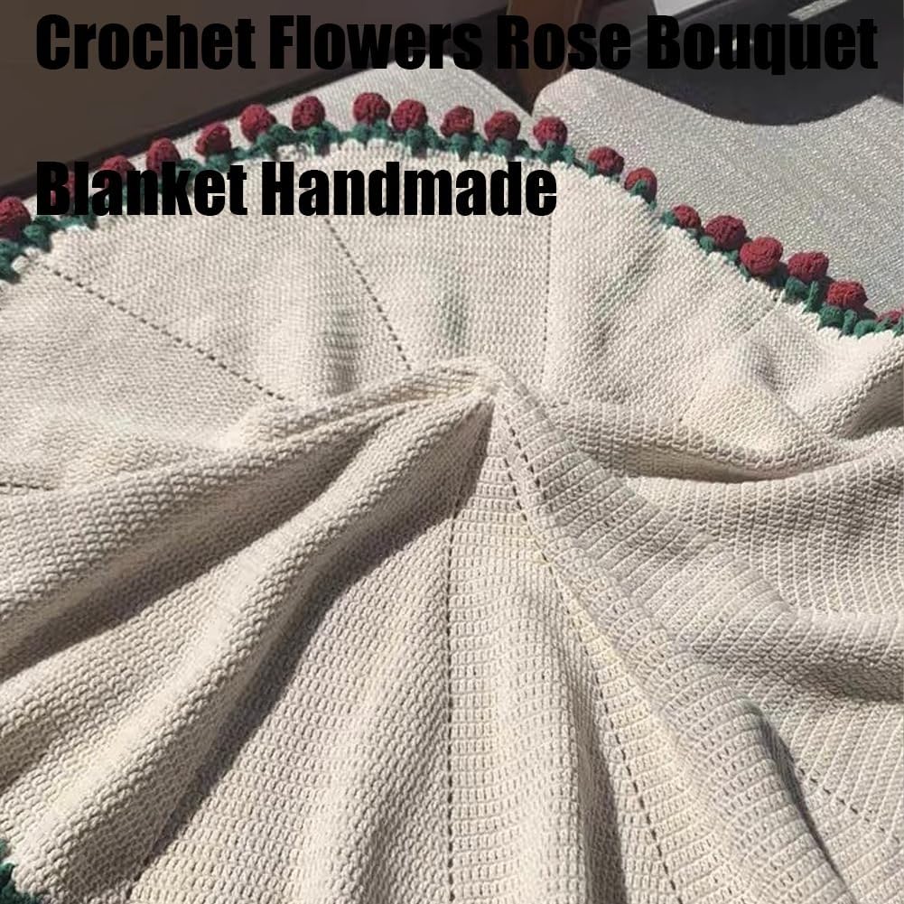 2nd flower bouquet blanket took longer than expected, but it was so worth it 🥰❤️ #crochet