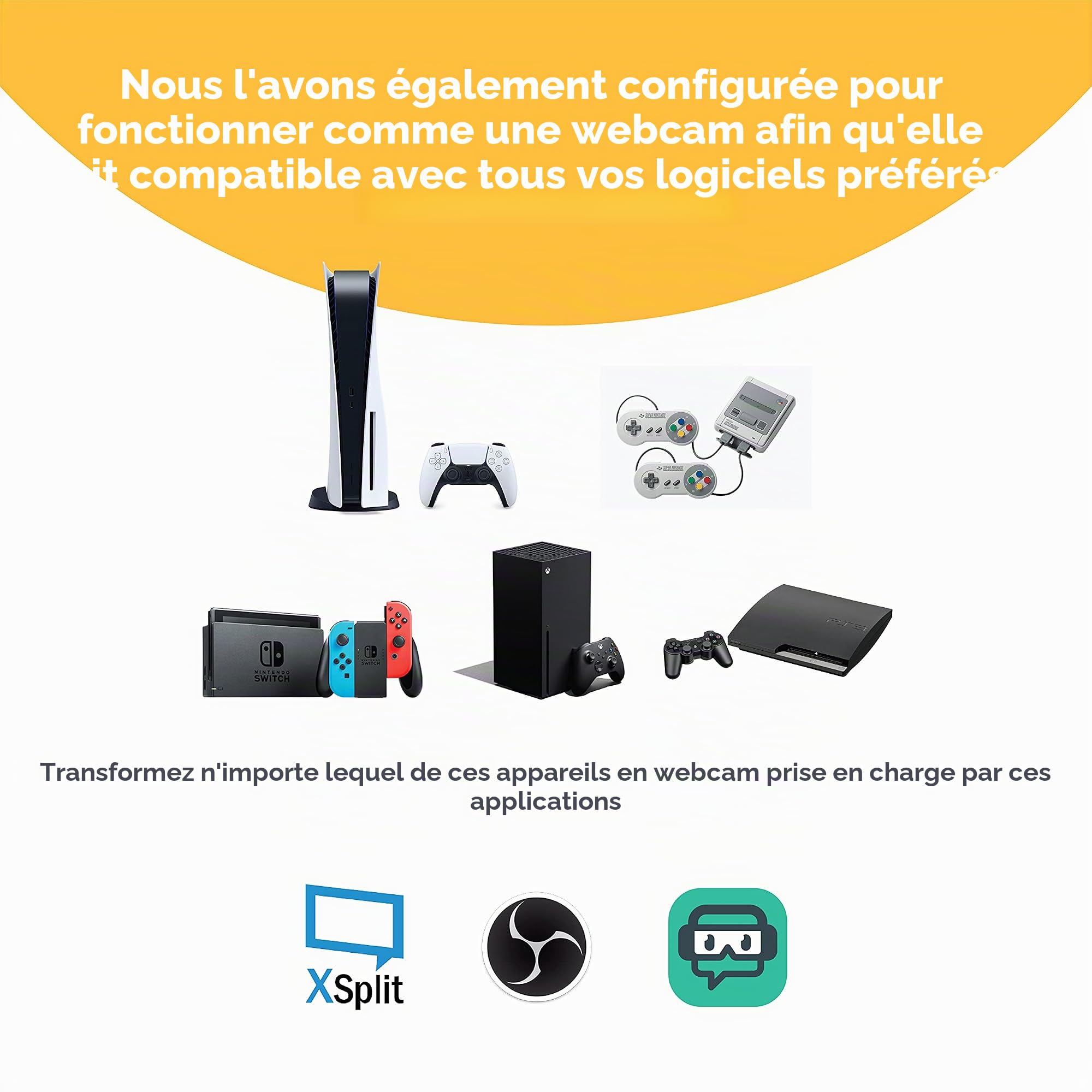 Genki ShadowCast Console de Jeu sur Votre Ordinateur Portable