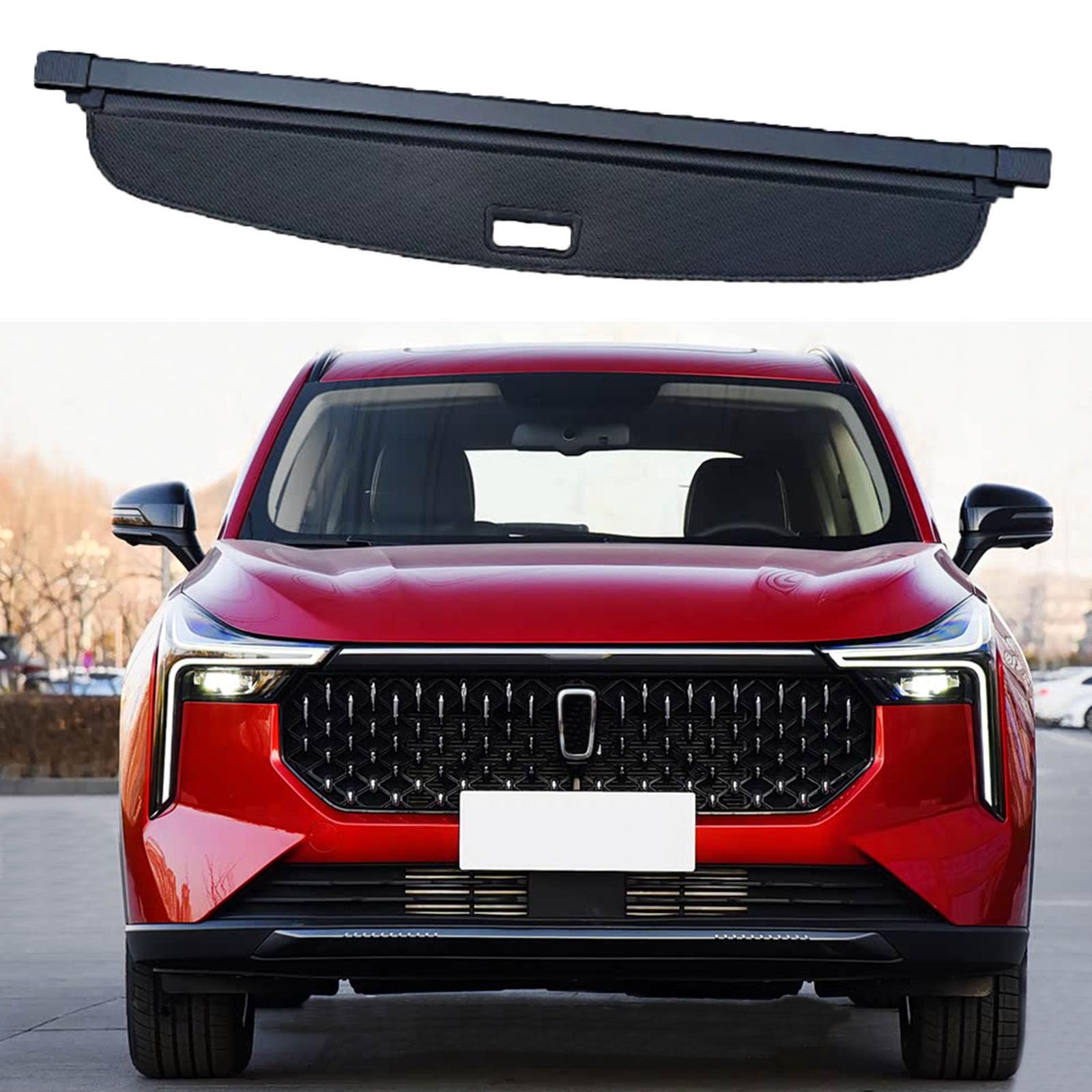 SXLGDW Car Retractable Rear Trunk Parcel Shelf,Compatible with BESTUNE T55,Car parts