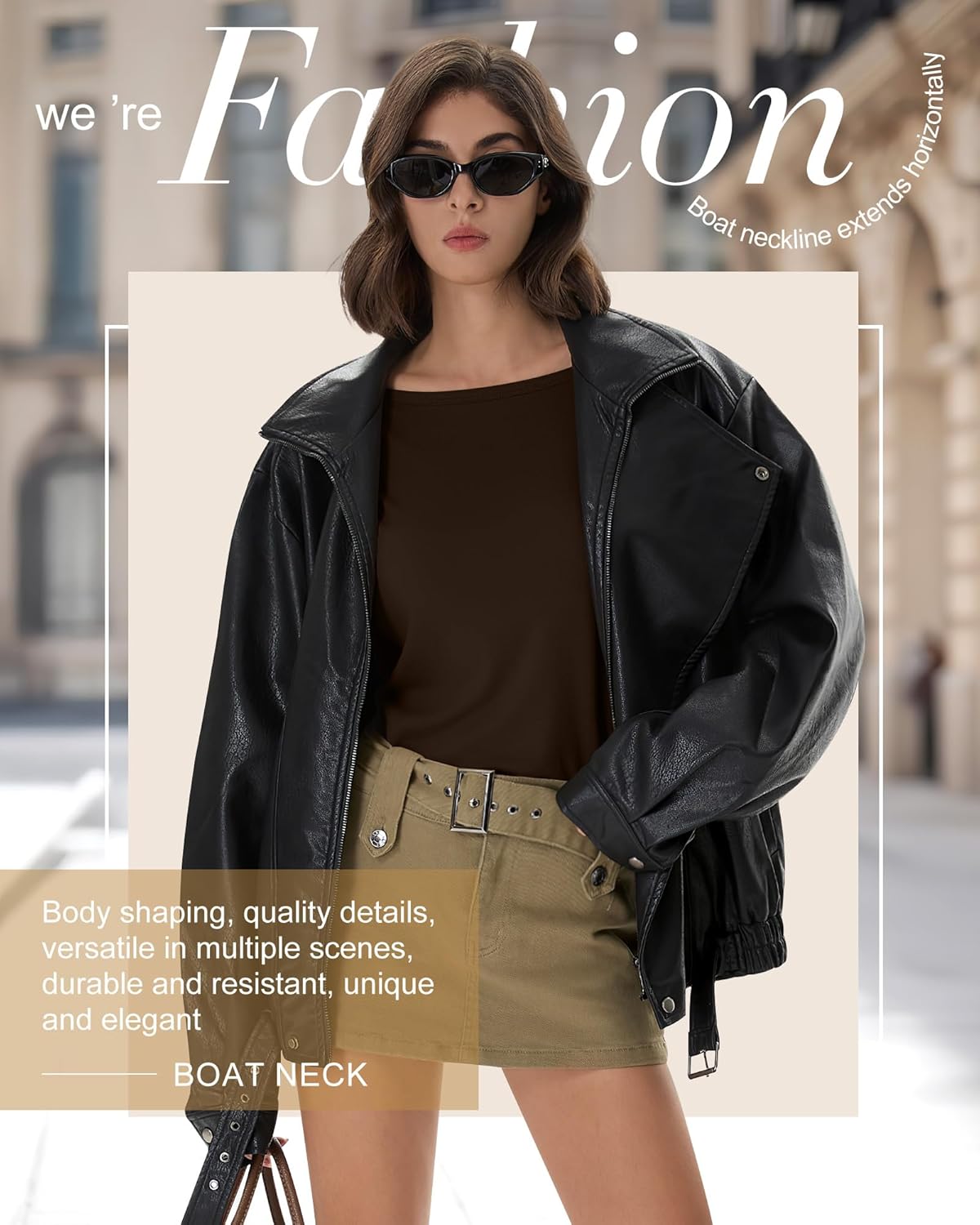 3 Pack Women's Boat Neck Long Sleeve Shirts, Cotton Tunic Tops Loose Fit Blouses Fall Casual Basic Tee Shirt - Image 6