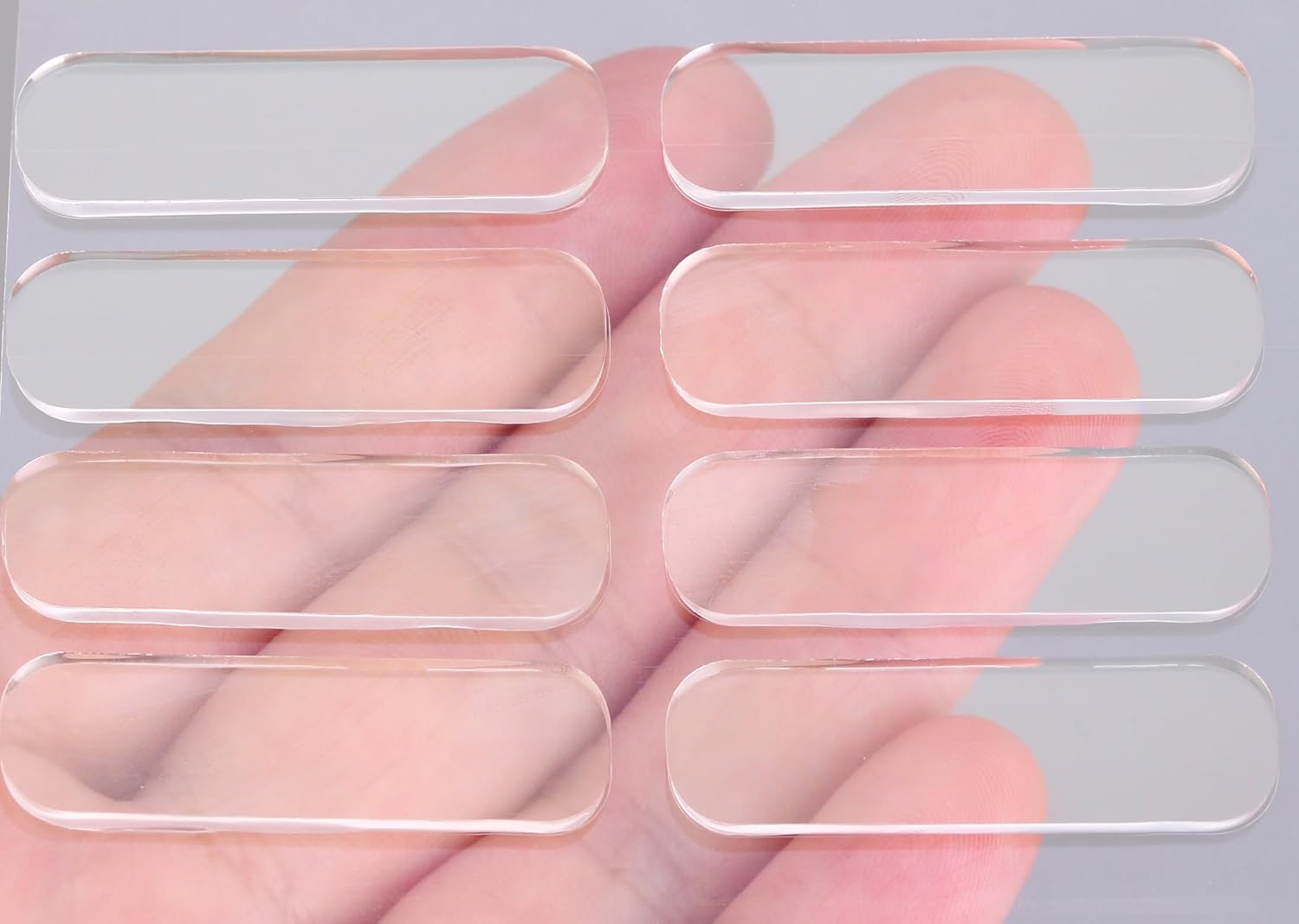 Clear Door Bumpers，Rubber Bumpers Self Adhesive Bump Stopper Door Slam Preventer Strip