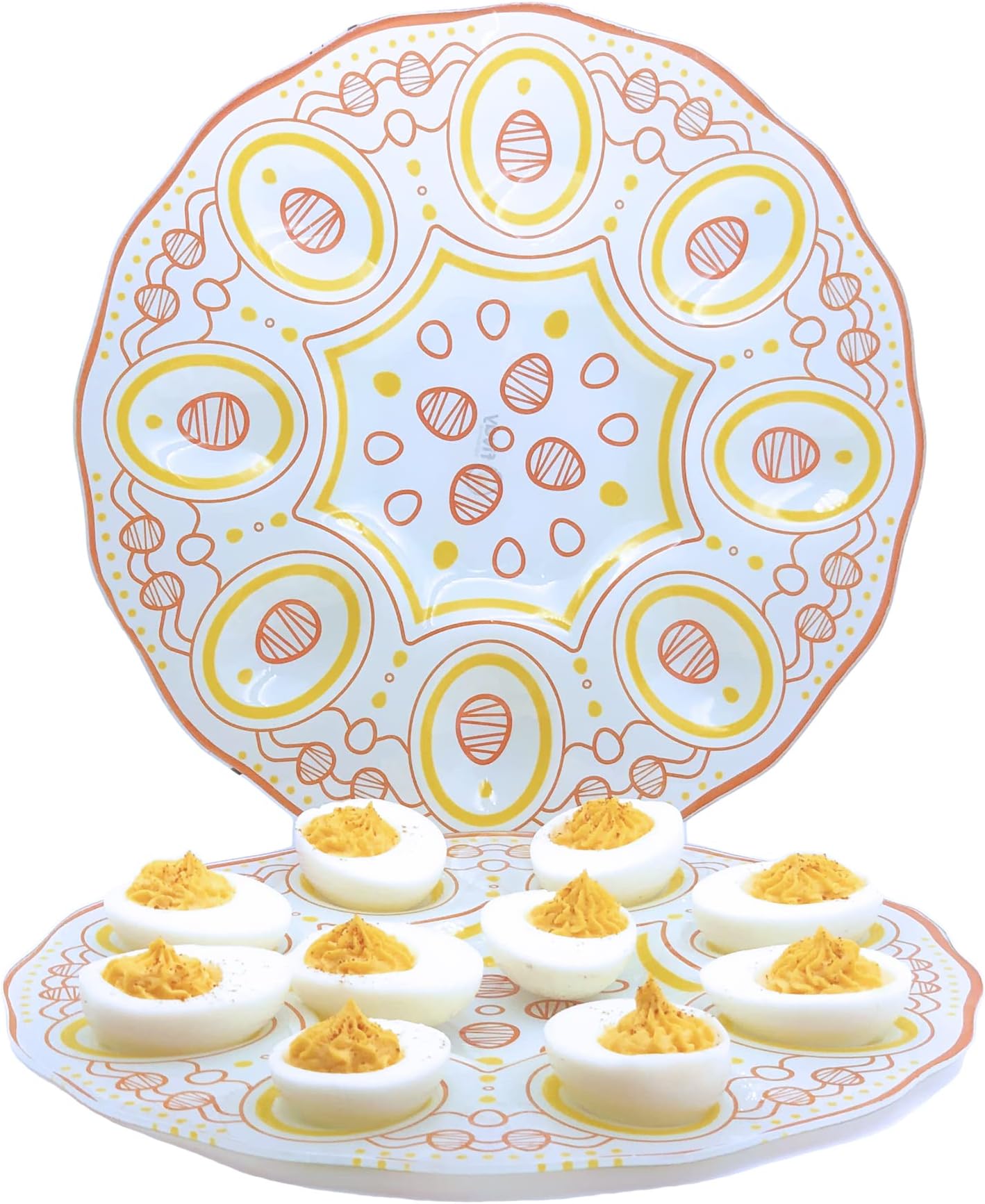 Fairfield Clear by Anchor Hocking, Glass Deviled Egg Plate