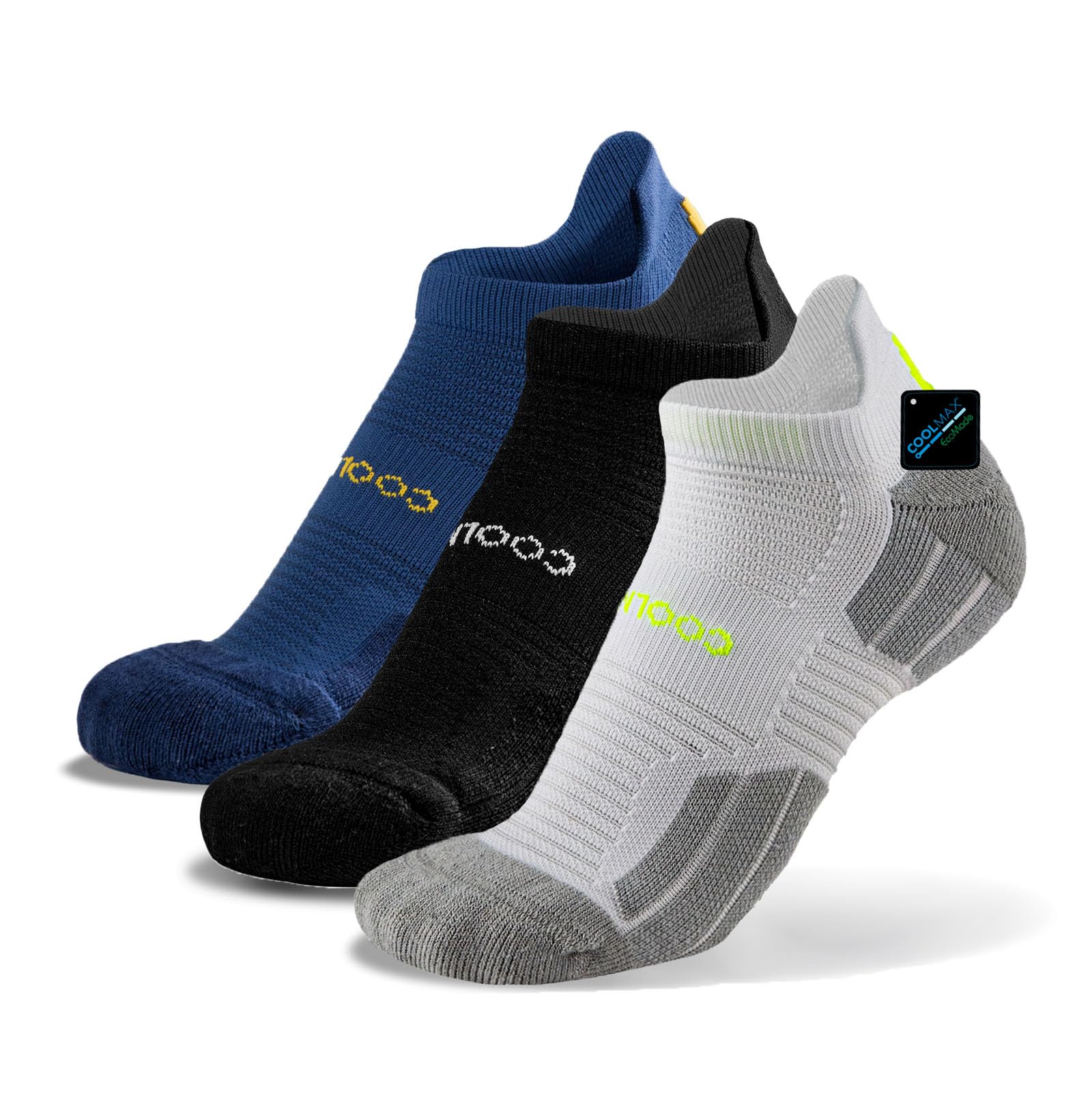 BRISIRA Coolmax Bamboo Viscose Compression Running Socks
