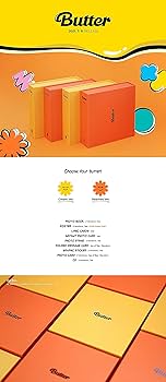 Amazon.com: BTS Butter Single Album Cream Version CD+1p Poster+