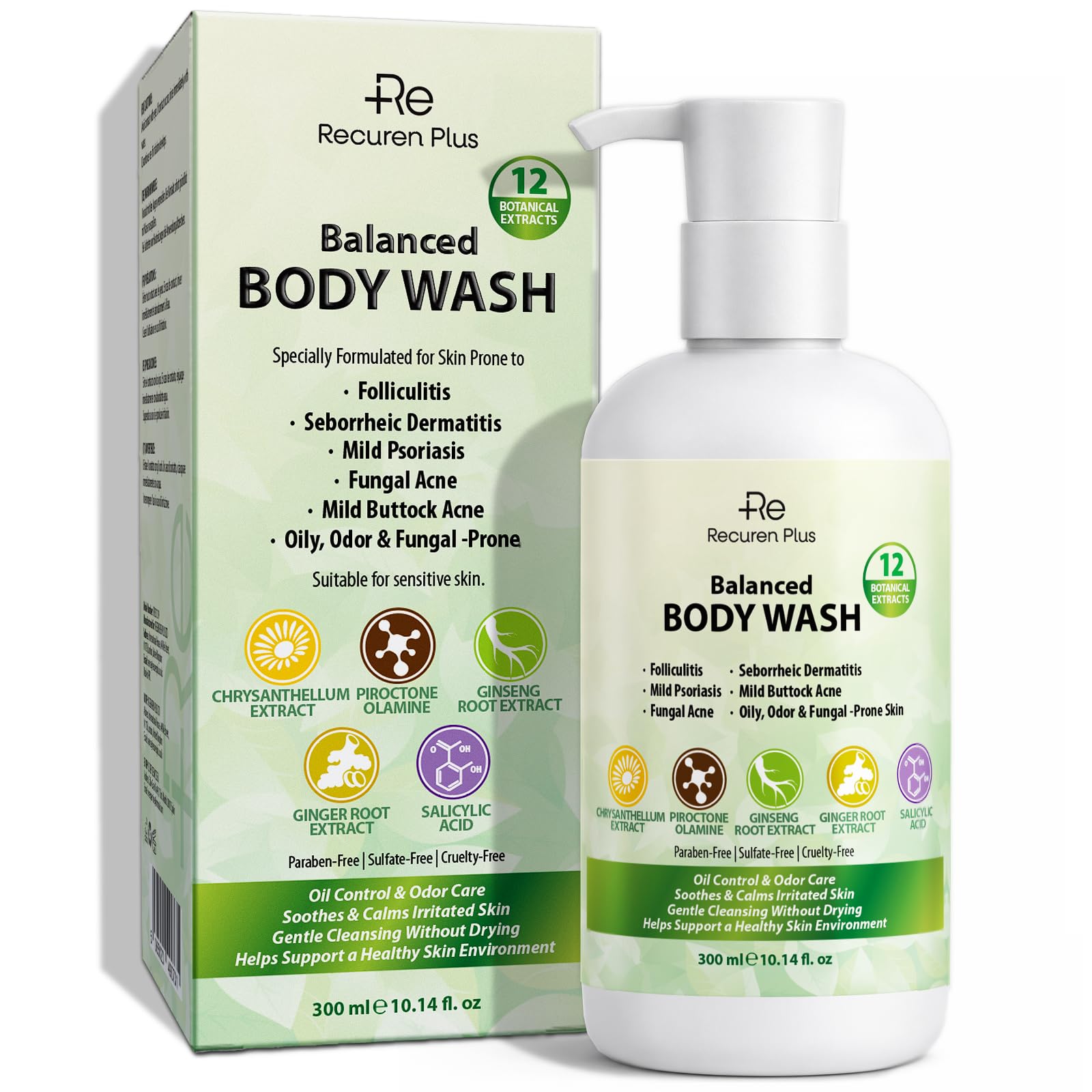 Recuren Plus Antifungal Body Wash