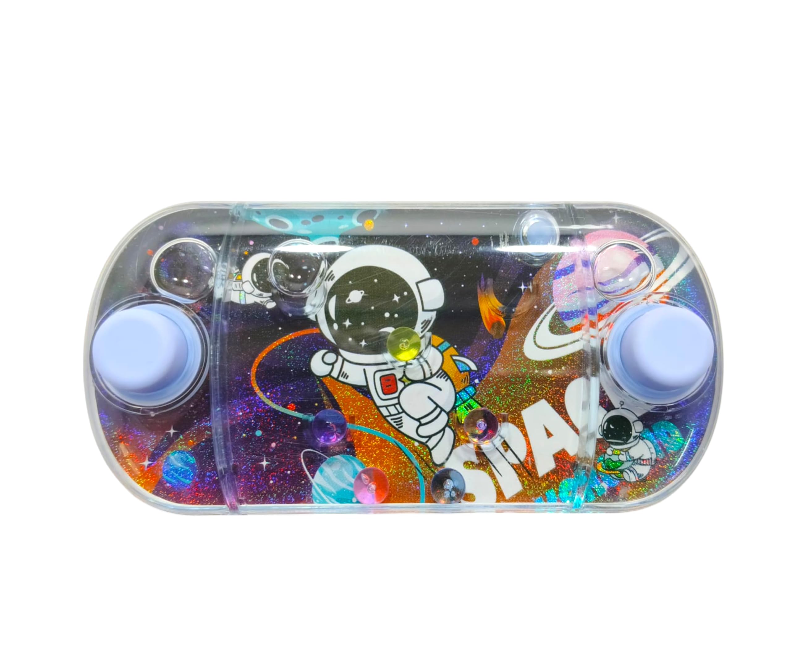 Handheld Water Ferrule Game Toy Astronaut Space Theme Glitter Liquid Ring Toss for Kids, Stress Relief Fidget Toy, Travel-Friendly Portable Arcade Game-image-42