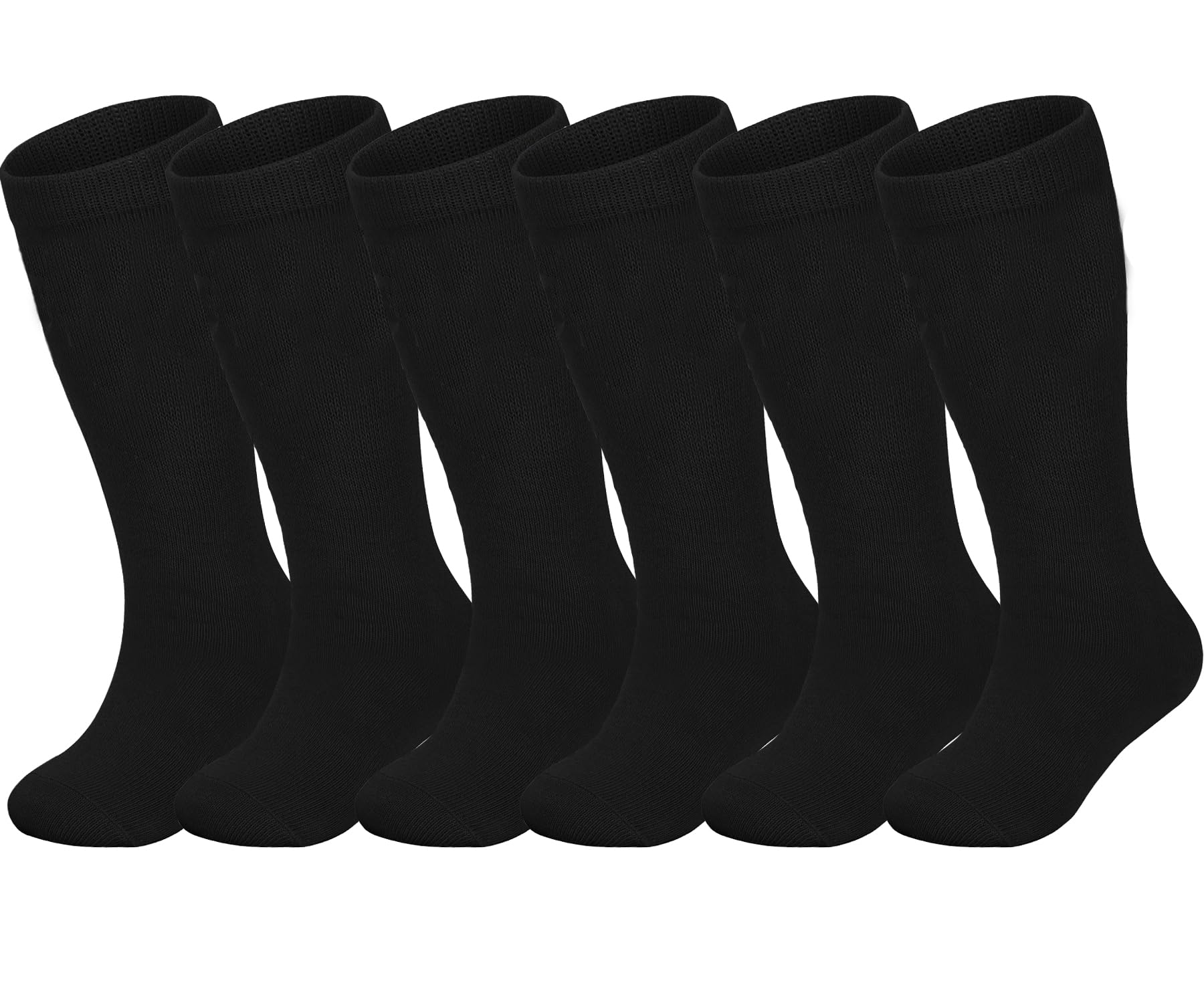 ENBAOHUI 3 Pairs Toddler Soccer Socks - Kids Boys Girls Knee Socks