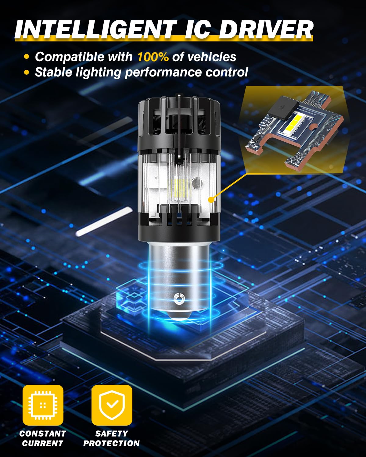 P21W 1156 BA15S Bombillas LED 100% Canbus Sin Errores 12V Super Brillante 6500K Blanca 382 7506 1141 Luce de Repuesto para Coche para Luz de Marcha Atrás Antiniebla Traseras Señal de Giro, 2 Piezas