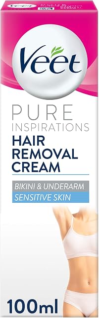 Veet Bikini and Underarm Hair Removal Cream, 100ml (Packaging May Vary)