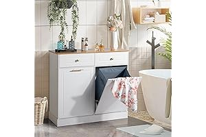 Karl Home Double Tilt Out Laundry Hamper Cabinet