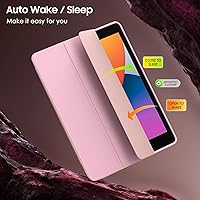 Vista 6 de Funda MoKo para iPad de 9ª Generación 2021 / iPad de 8ª Generación 2020 / iPad de 7ª Generación 2019 con Soporte para Lápiz, Funda para iPad 10.2