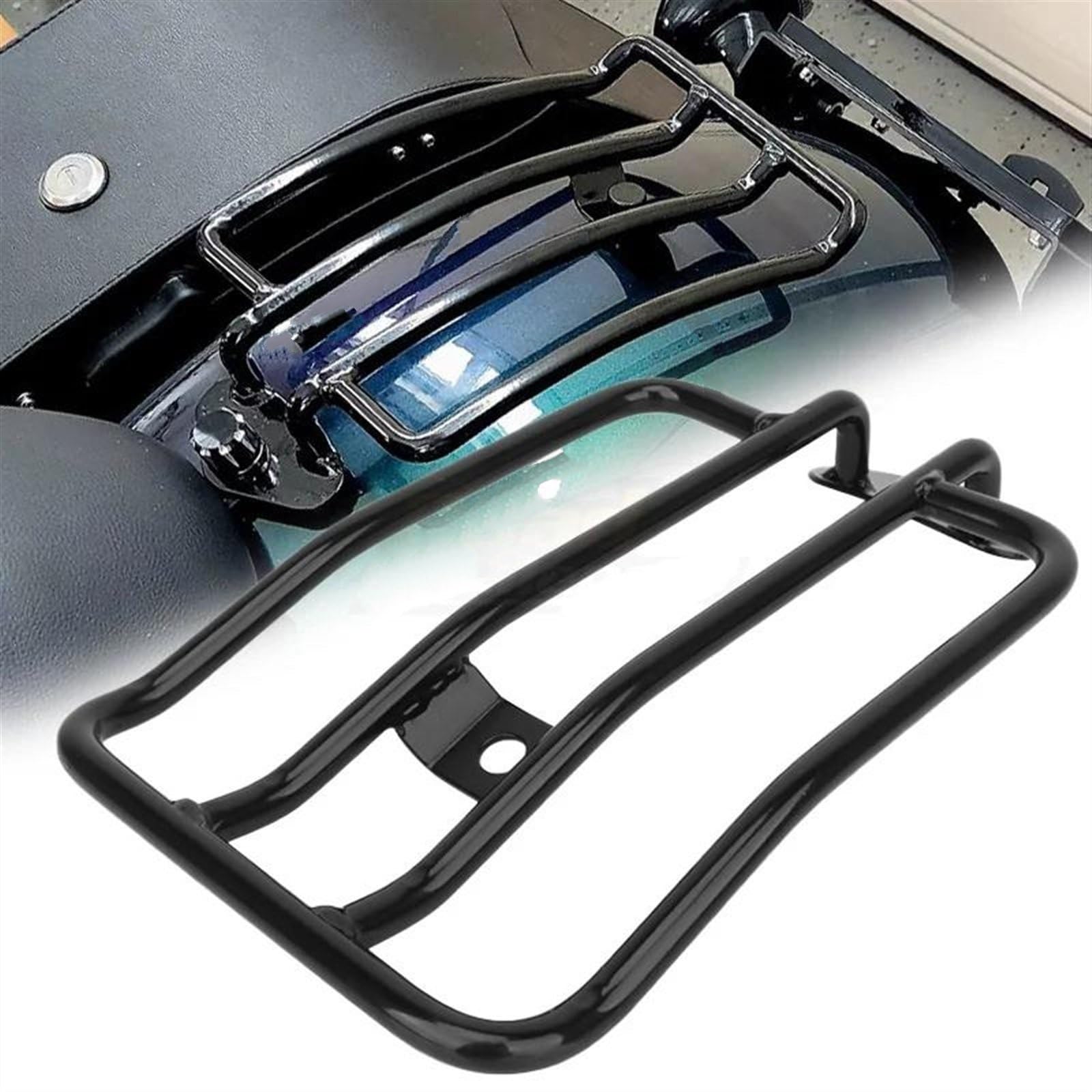 Portapacchi posteriore Sedile Posteriore Portapacchi Posteriore Sedile Singolo Portapacchi Per Harley Sportster Iron XL 883 1200 2004-2021 Portapacchi Per Moto Ponte