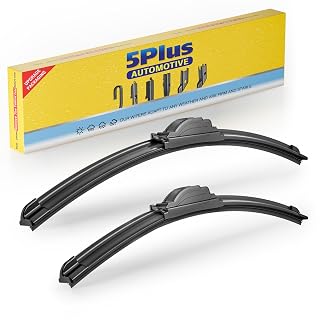 5 PLUS 26" and 16" Windshield Wipers Blades 2 Pack,All-Weather Performance - Amazon product rated Grade A