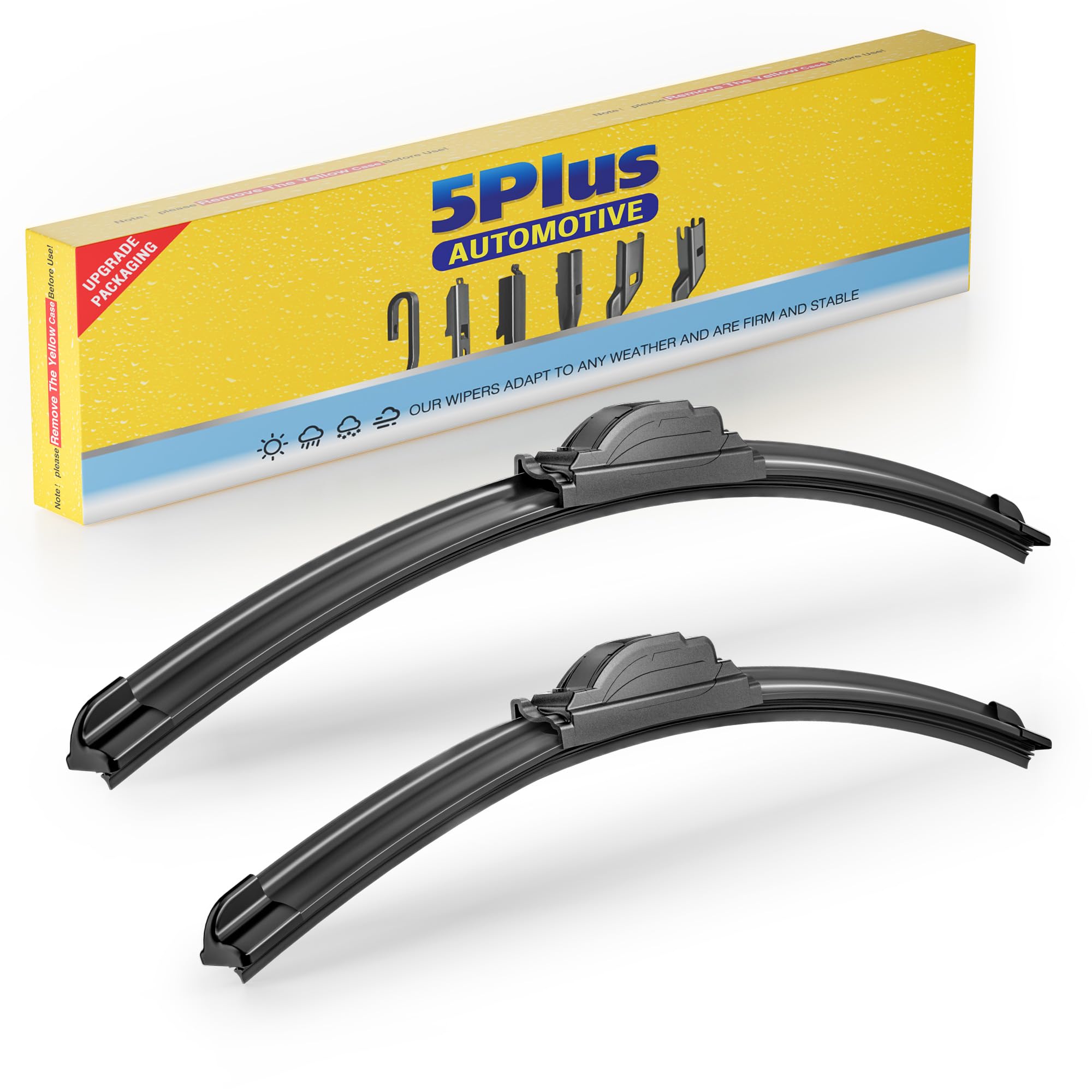 5 PLUS Windshield Wipers Blades 26 inch and 16 inch