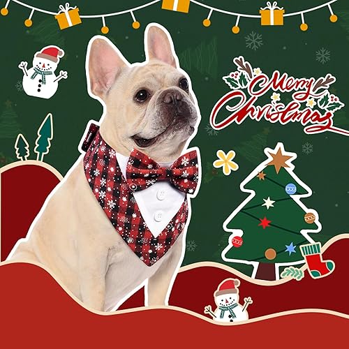 Miniatura 33 de FUAMEY Esmoquin para perro de Halloween para perros pequeños, traje formal para perros, traje de perro, corbata de moño para mascotas, disfraces