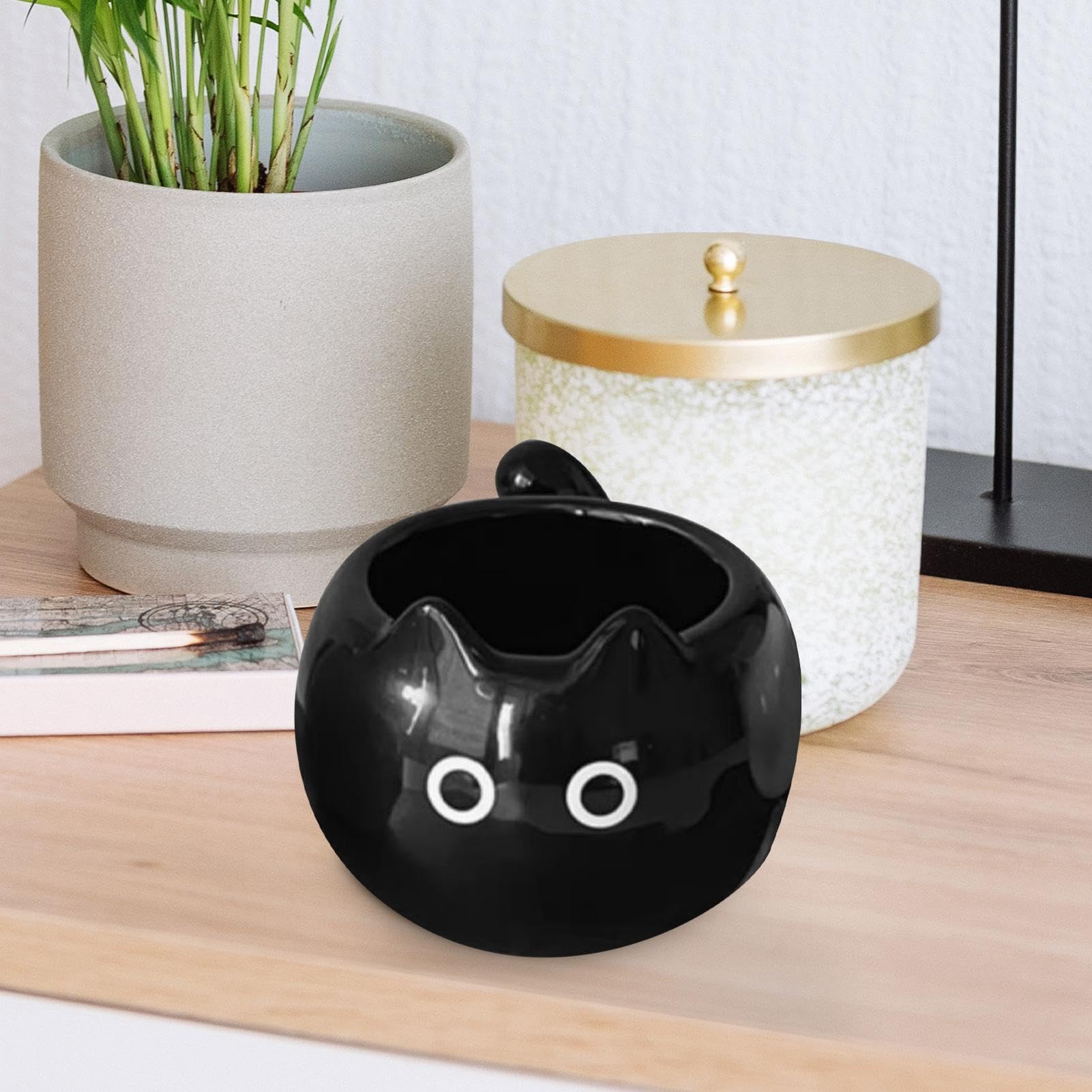 Taza de café gato | Taza de té de cerámica gatito siamés de 210 ml | Taza linda del gato | taza de café de té en | Tazas para hombres y mujeres bebidas calientes | Tazas de agua lindas |