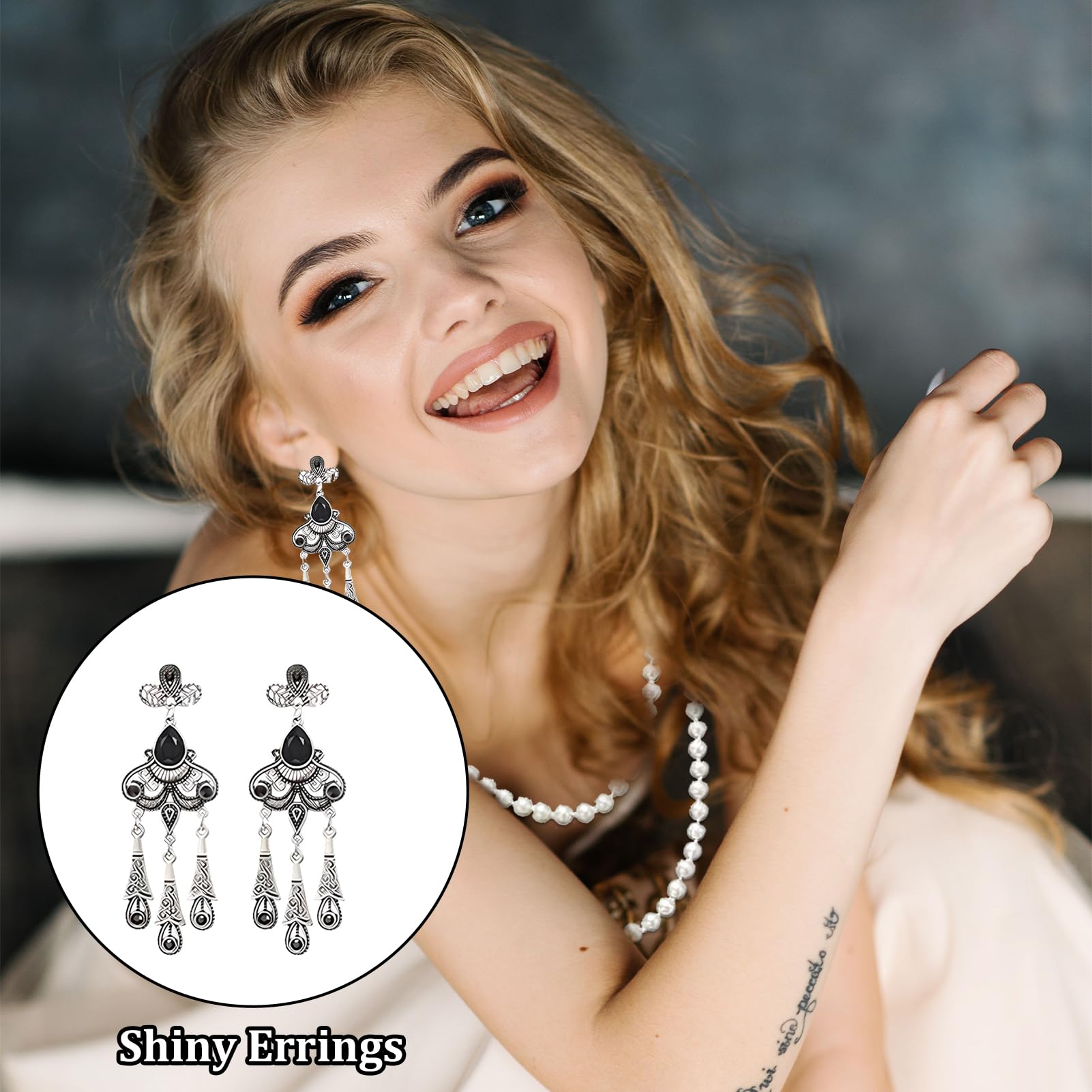 AOT 1920s Accessories for Women Great Gatsby Women'S Accessories, 1920s Women'S Dresses, Great Gatsby Party,Headbands - Image 4