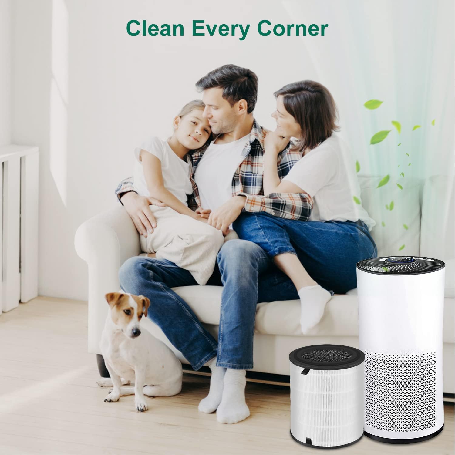 LV-H133 Replacement Filter 2 Pack Compatible with LEVOIT LV-H133, NXBHG 3 in 1 and Activated Carbon Filter, Part No. LV-H133-RF - Image 6