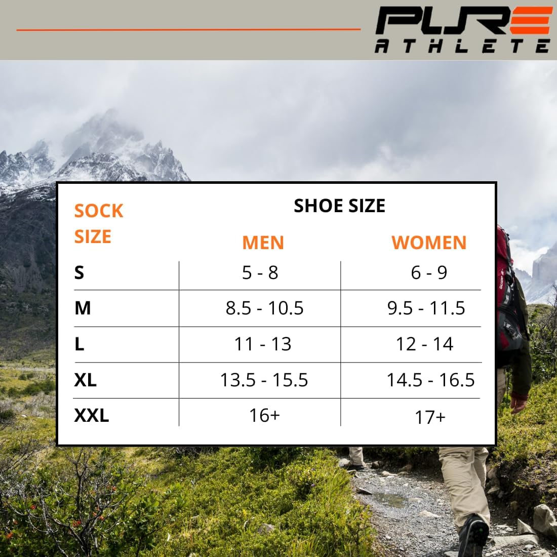 Pure Athlete Alpaca Wool Socks - Made in the USA, Athletic Crew Sock for Running, Hiking, Work, Men and Women, Lightweight - Image 7