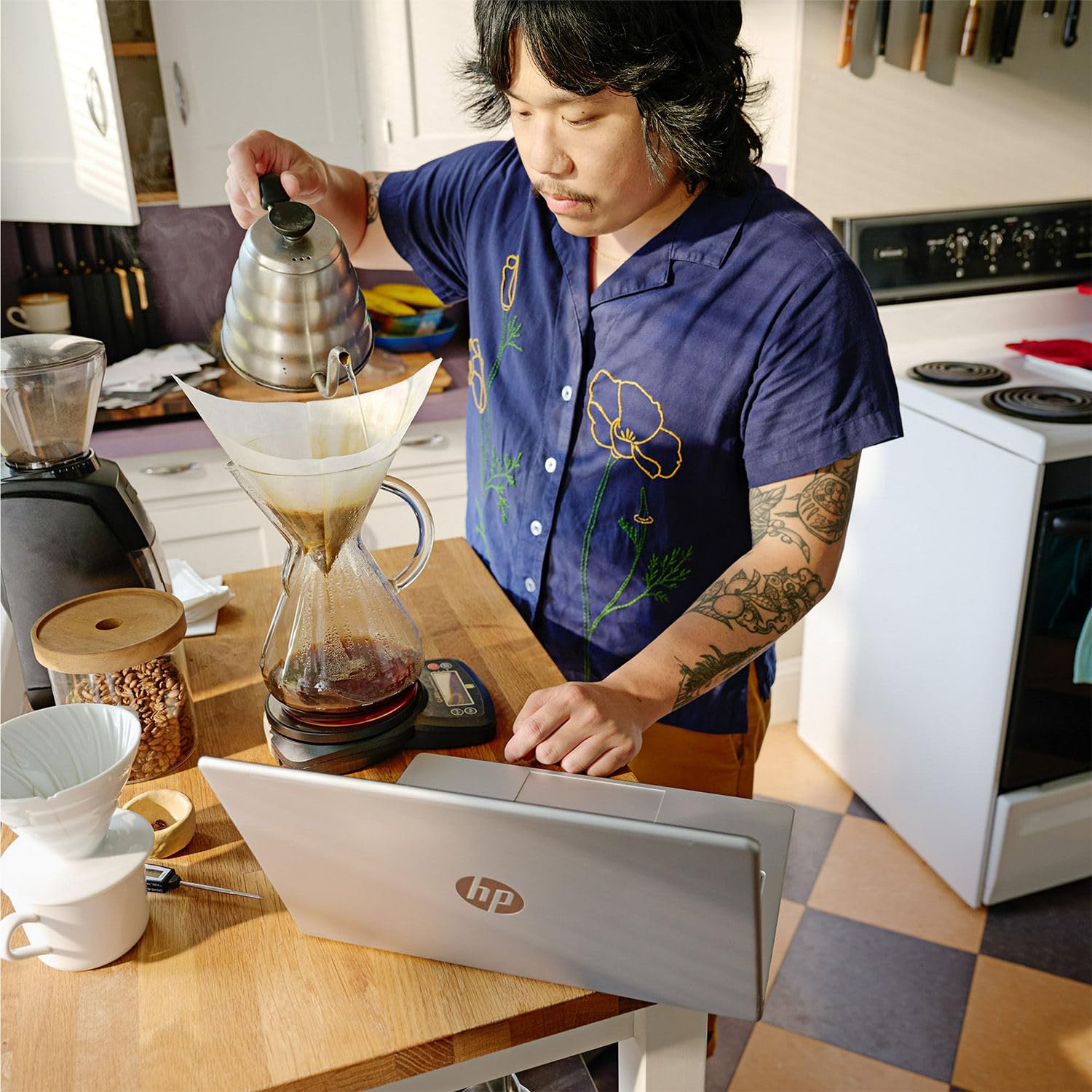 HP 15.6" FHD Touchscreen Business Laptop • 2026 Edition • AMD Ryzen 5 7520U • 8GB LPDDR5 • 256GB PCIe SSD • Copilot AI • Wi-Fi 6 • Numeric Keypad • Windows 11 • w/o Mouse