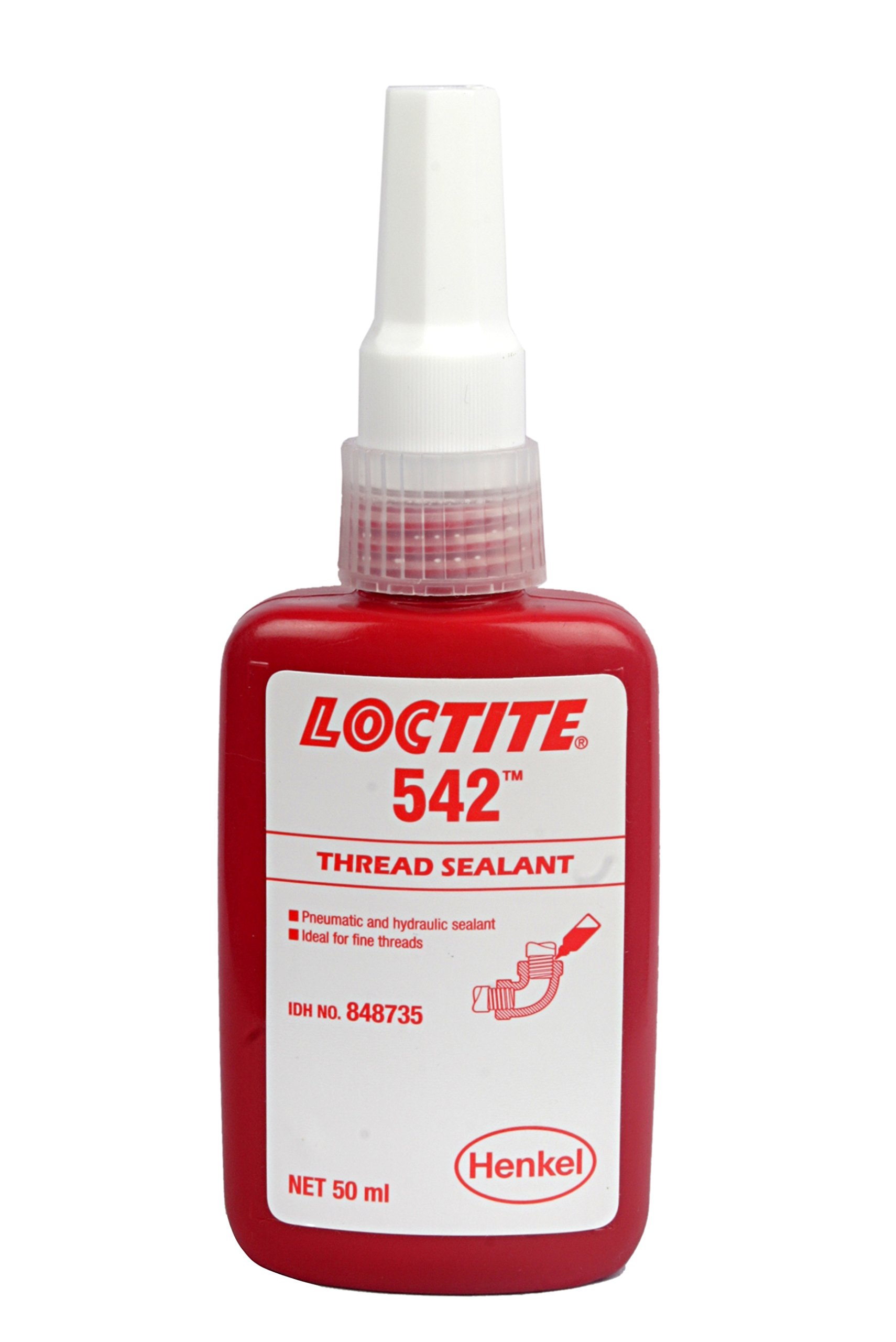 Loctite 542 Liquid Thread Sealant, 50 Ml Bottle