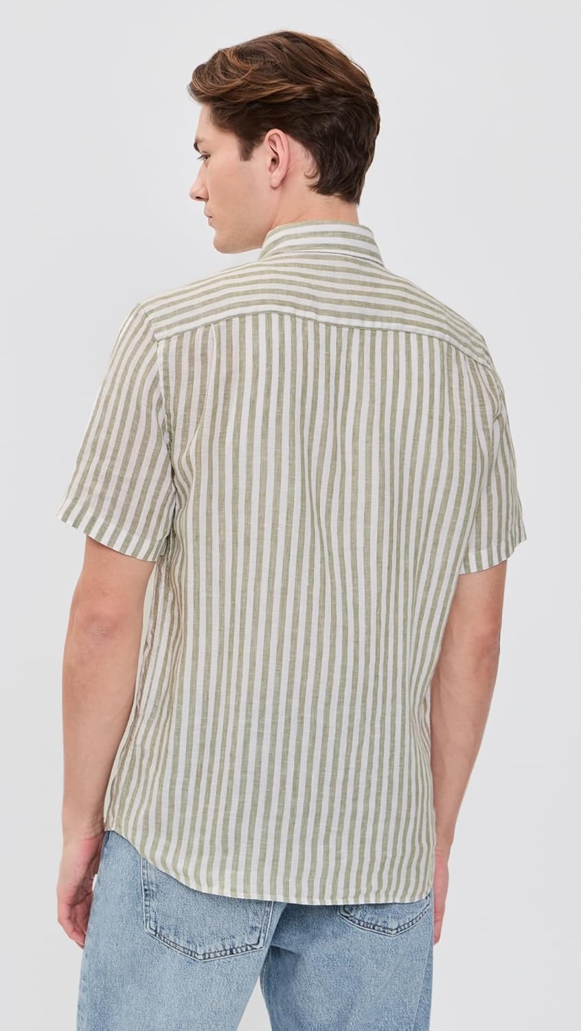 Faherty Men's Laguna Linen Shirt - Image 4