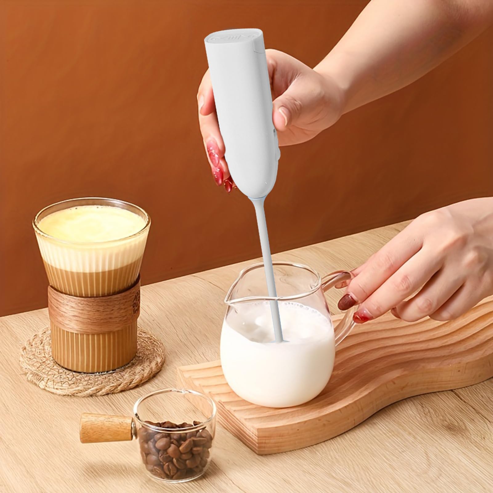 Mezclador de fórmula para bebés - PP Milk eficiente para el diseño de la mano de la mano | Suministro de polvo liso con operación tranquila | Fórmula eléctrica Sumitrer ideal para biberones, café y us