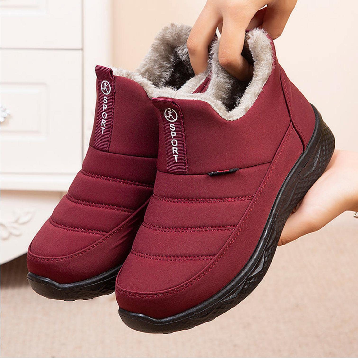 Stivali Da Neve Donna Invernali Scarpe Da Donna Invernale Trekking Stivaletti Outdoor Casual Camminate Antiscivolo Boot