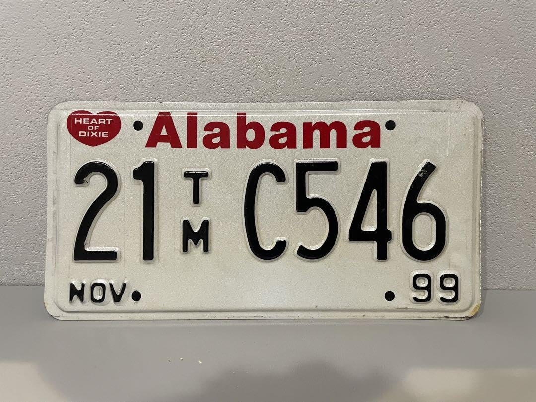 Amazon.co.jp: License Plate License Plate Alabama USA : Office 