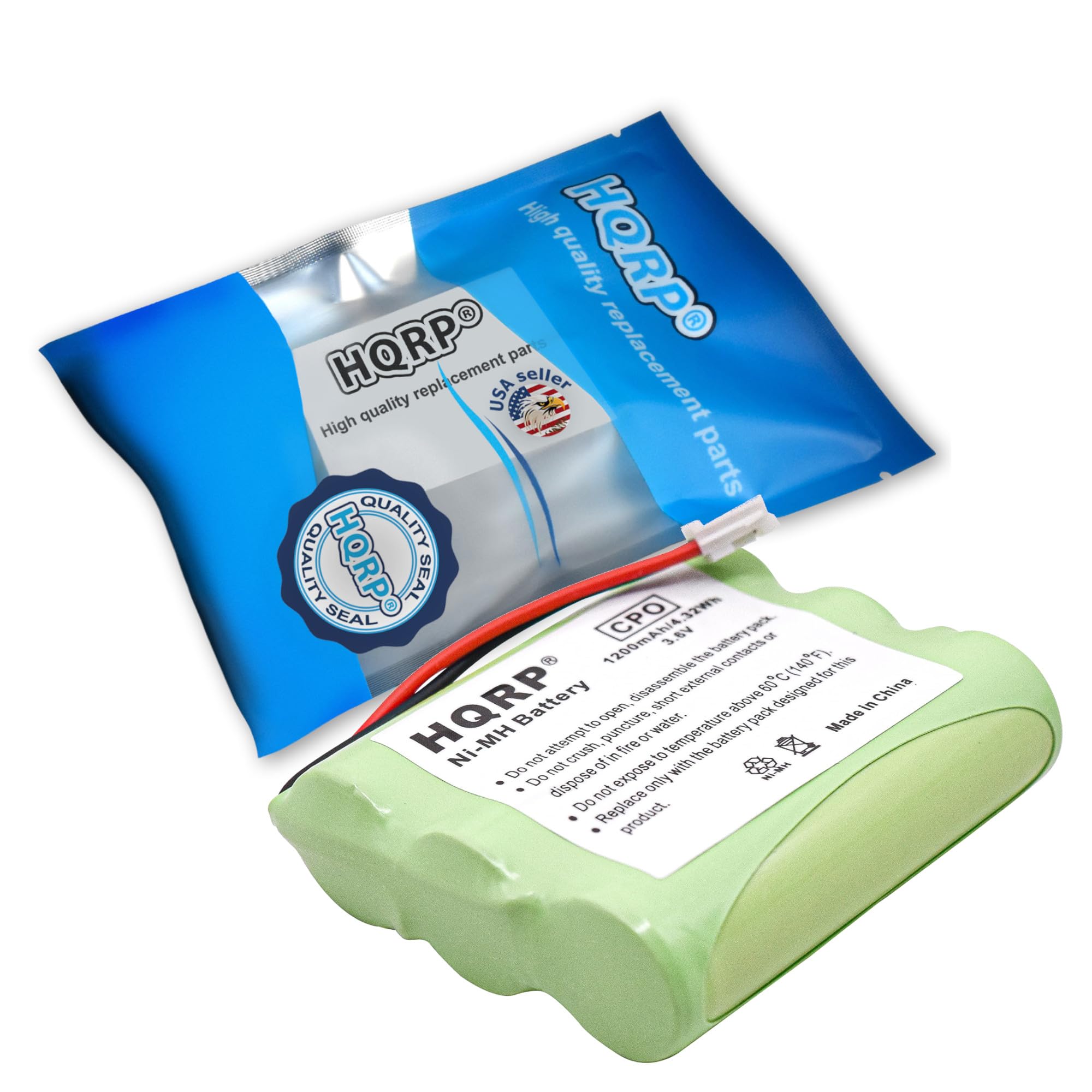 HQRP Phone Battery Compatible with AT&T/Lucent E2718B, E2727B, E2728B, E5905, E5908, E5909B Cordless Telephone