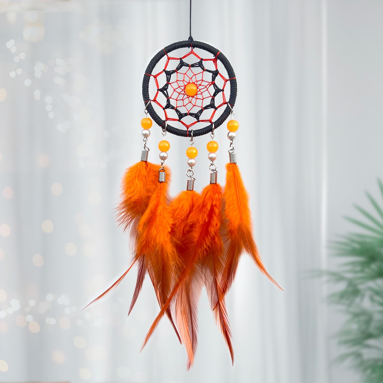 Amazon.com: Malicosmile Small Dream Catcher Orange, Car Dream