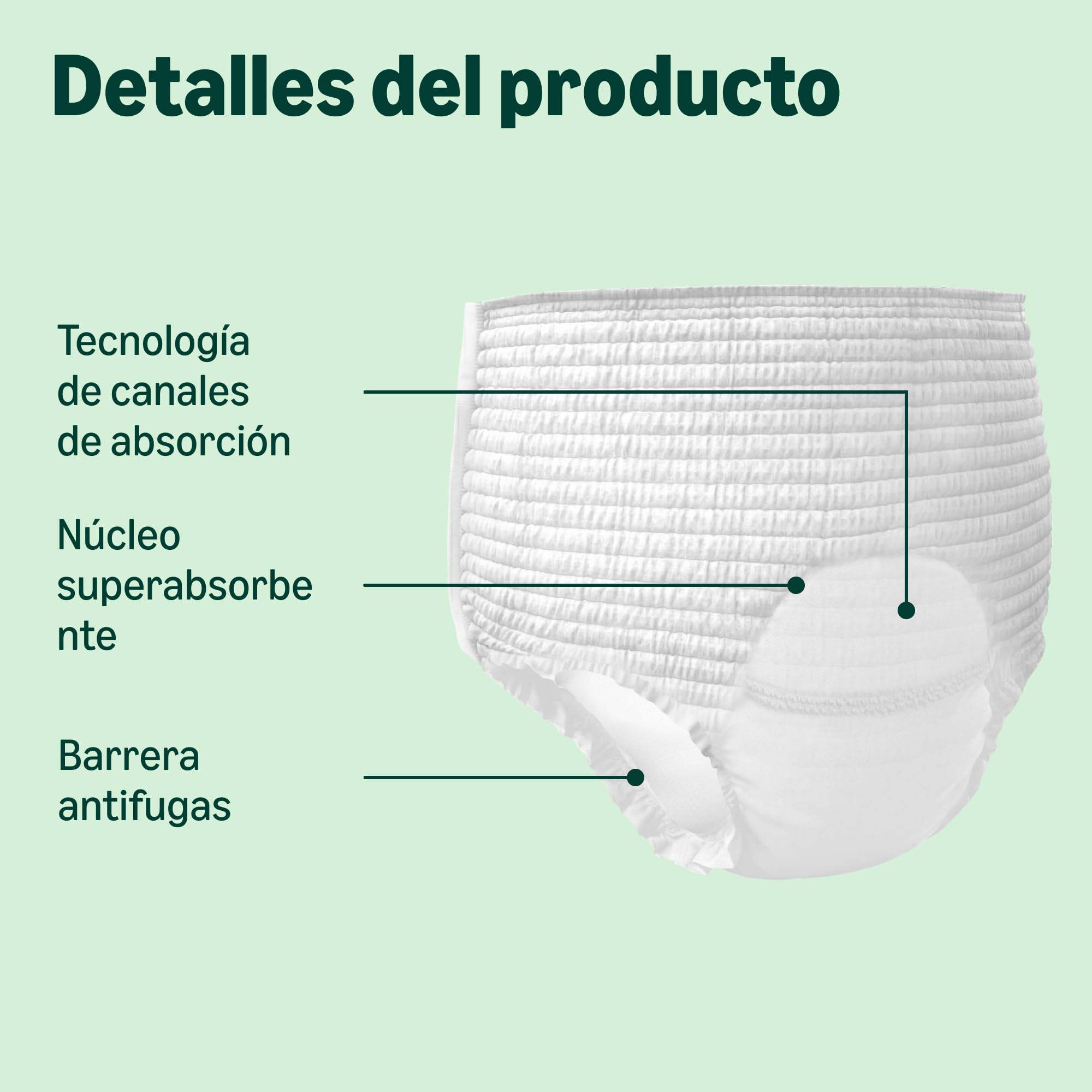 by Amazon Ropa Interior para Incontinencia, Unisex, Talla XL, 48 Unidades (4 Paquetes de 12)