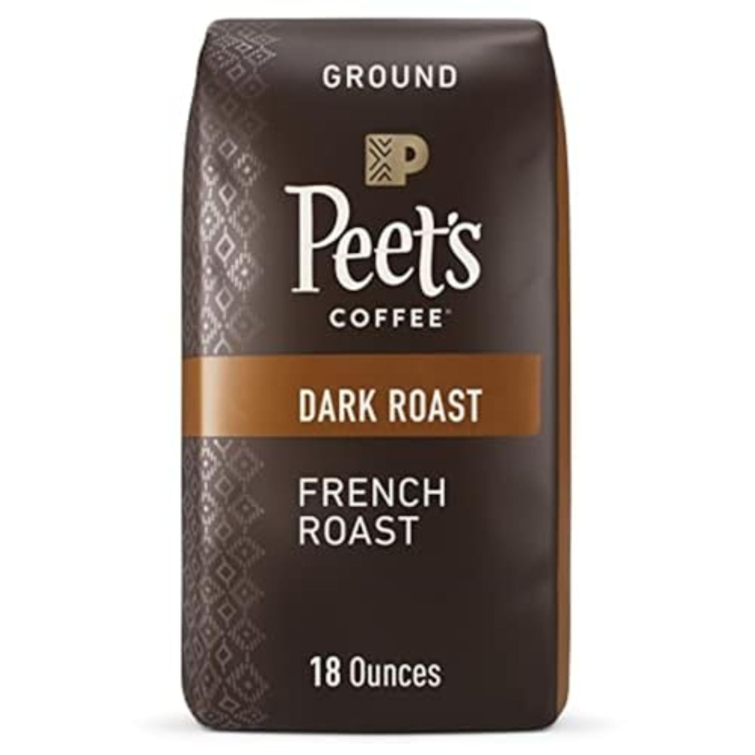 Peet's Coffee, Dark Roast Ground Coffee - French Roast 18 Ounce Bag